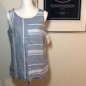 SOLD! Striped linen blouse